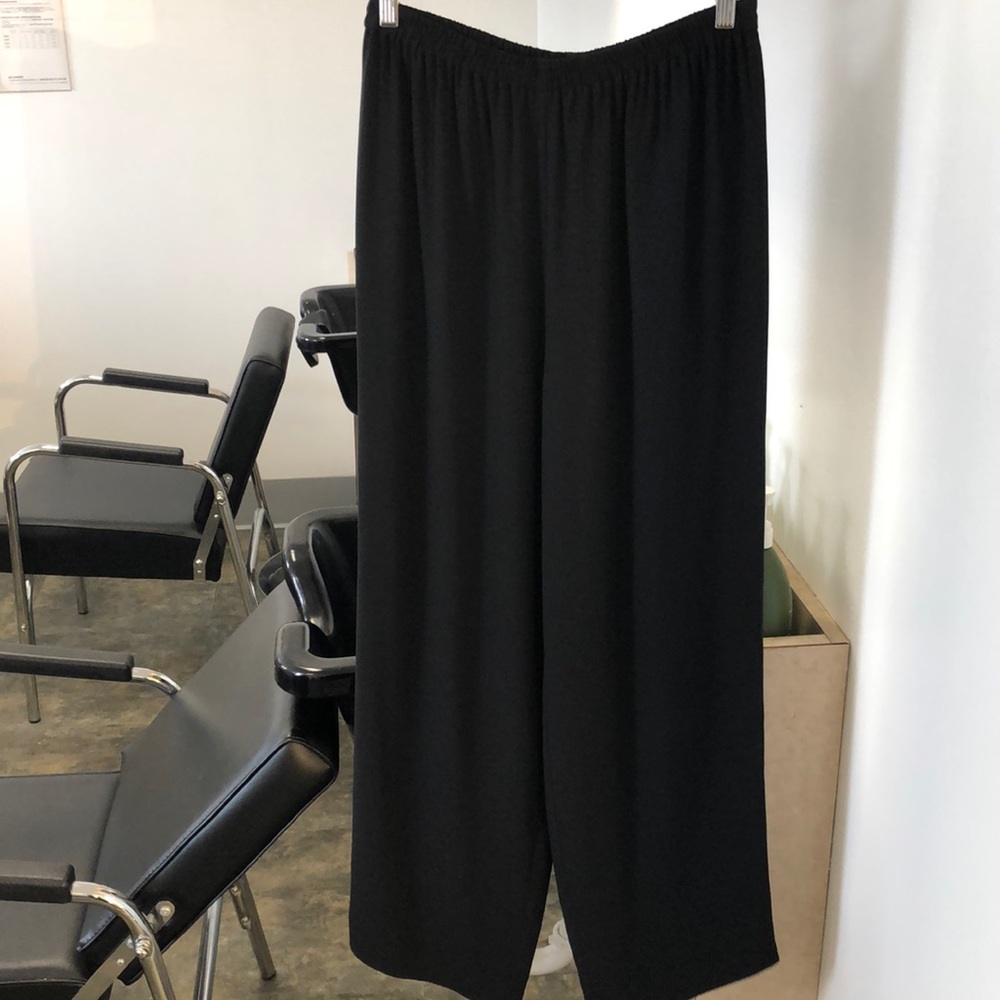 Eileen Fisher silk palazzo pants